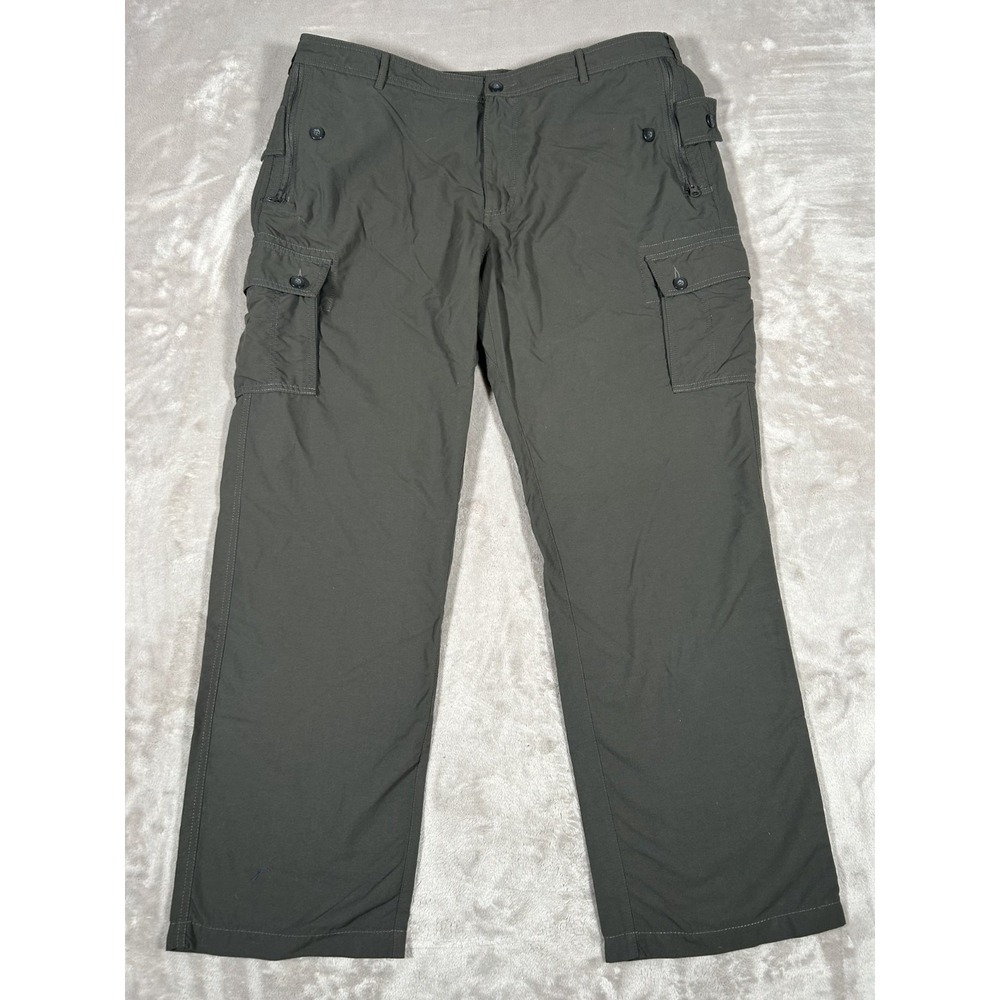 Clothing Arts Pick-Pocket Proof Travel Pant Cargo 40x32 Green Business P-Cubed